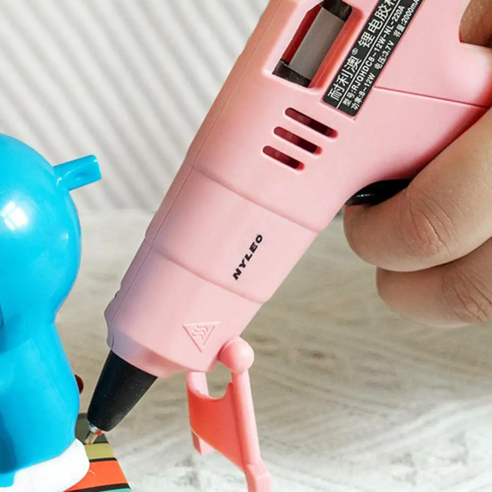 Hochviskose Klebe stifte kabelloses kabelloses Heißschmelzkleber-Werkzeugset für Kinder handwerke Home DIY Reparatur USB-Aufladung für 50min