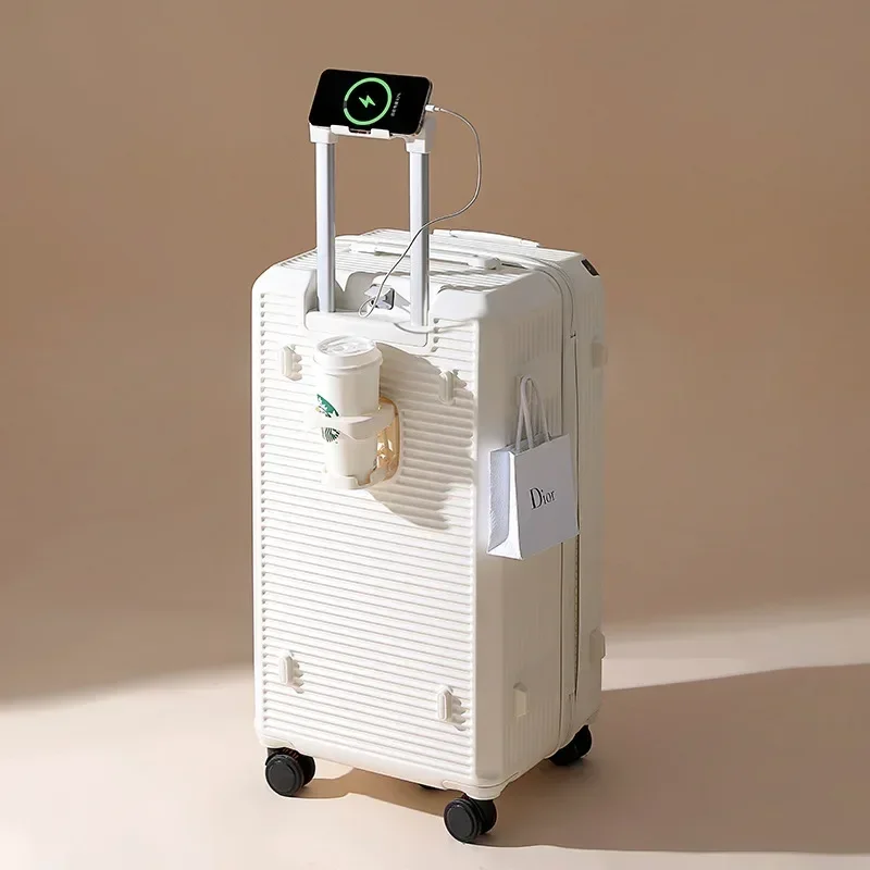 Luggage Box Universal Wheels Thickened Trolley Box Travel Box Women Men Trunk Travel Suitcase Zipper Design 28 Inch