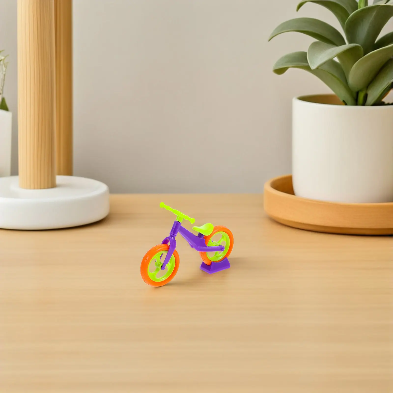 

10Pcs Children's Simulated DIY Assembly Kit Miniature Bicycle Craft Set Imaginative Play Creative Finger Bike