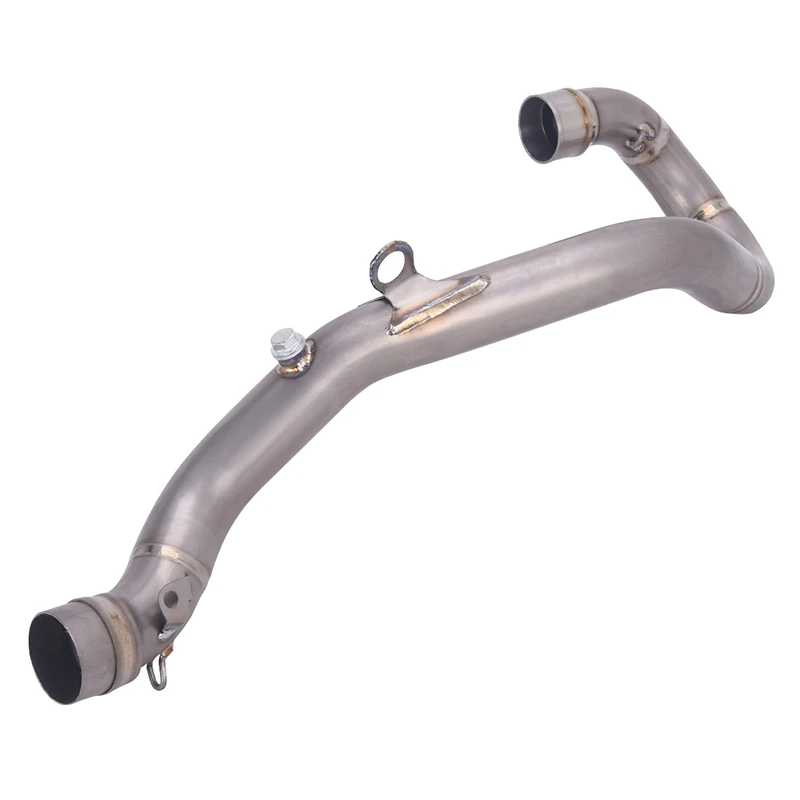 Motorcycle Exhaust Header Link Pipe Titanium Alloy Slip On Modified For Duke 350 450 500 EXC-F Svartpilen FE350 FE450 2017-2019