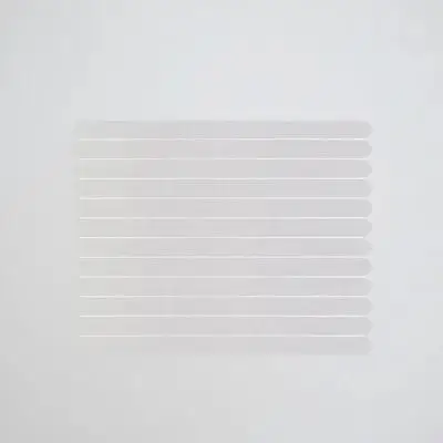 

12pcs Anti Stair Sticker Bath Anti Sticker Ramps Ladders White 38X2Cm Stair Tape Adhesive Strips Surface Protection