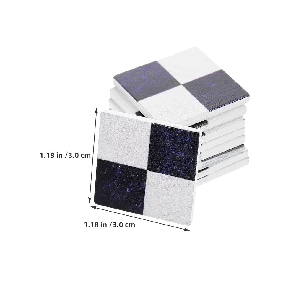 45Pcs Realistic Miniature Flooring Tiny Square Tiles Educational Tool Encourages Imagination and Spatial Awareness