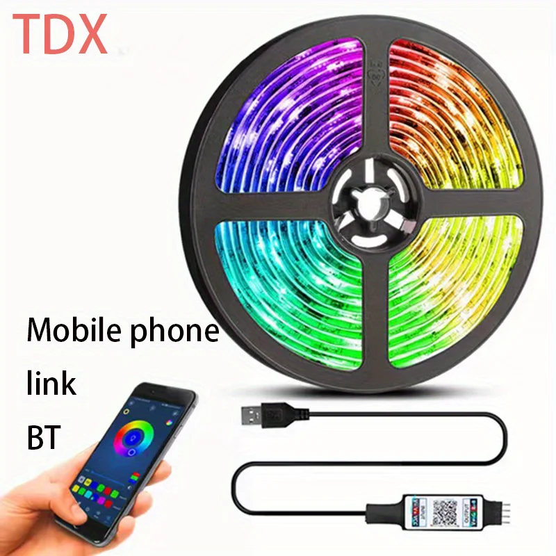 LED Strip Light WIFI Bluetooth Control 5050 RGB Led Lights Flexible Ribbon Luces Led 1M-30M 5V USB TV BackLight Room Decoration