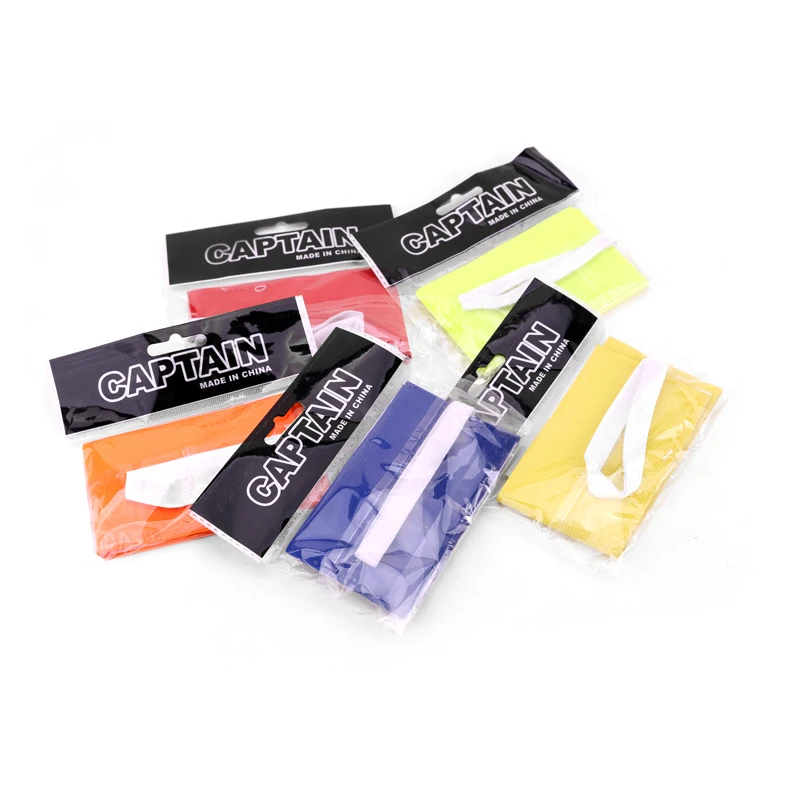1 braçadeira de capitão de futebol em branco adulto esquadrão braçadeira velcro com design antiderrapante treinamento de futebol prática jogo
