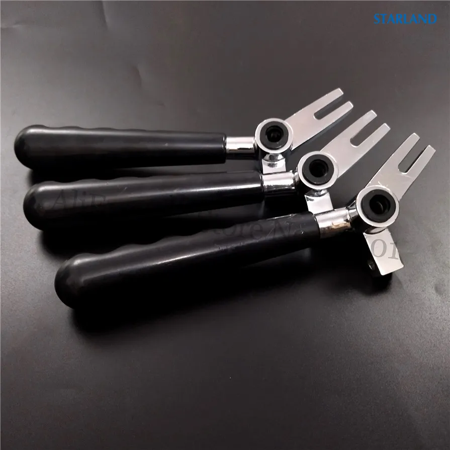 3 Pieces Black Handles New Spare Parts Straight Hand Grip Fittings Of YKF Ice Cream Maker Soft Serve Machines Length 21CM