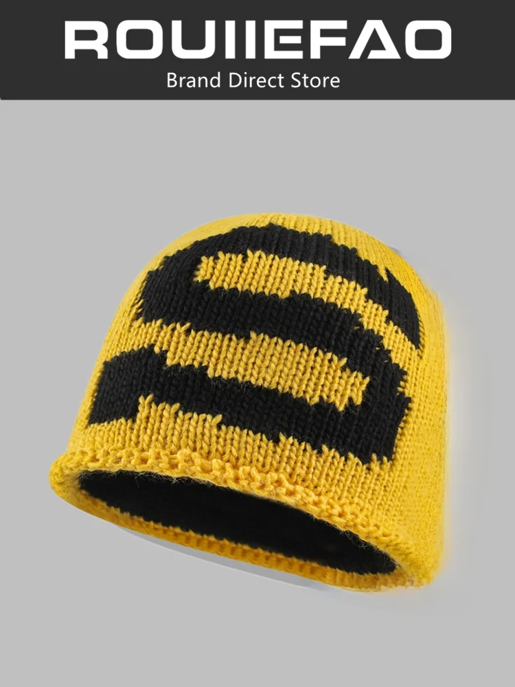 gorro-de-punto-con-bloques-de-color-rouiiefao-gorro-holgado-y-calido-para-mujer-ideal-para-otono-e-invierno-prenda-de-punto-moderna-que-estiliza-el-rostro-gorro-unisex