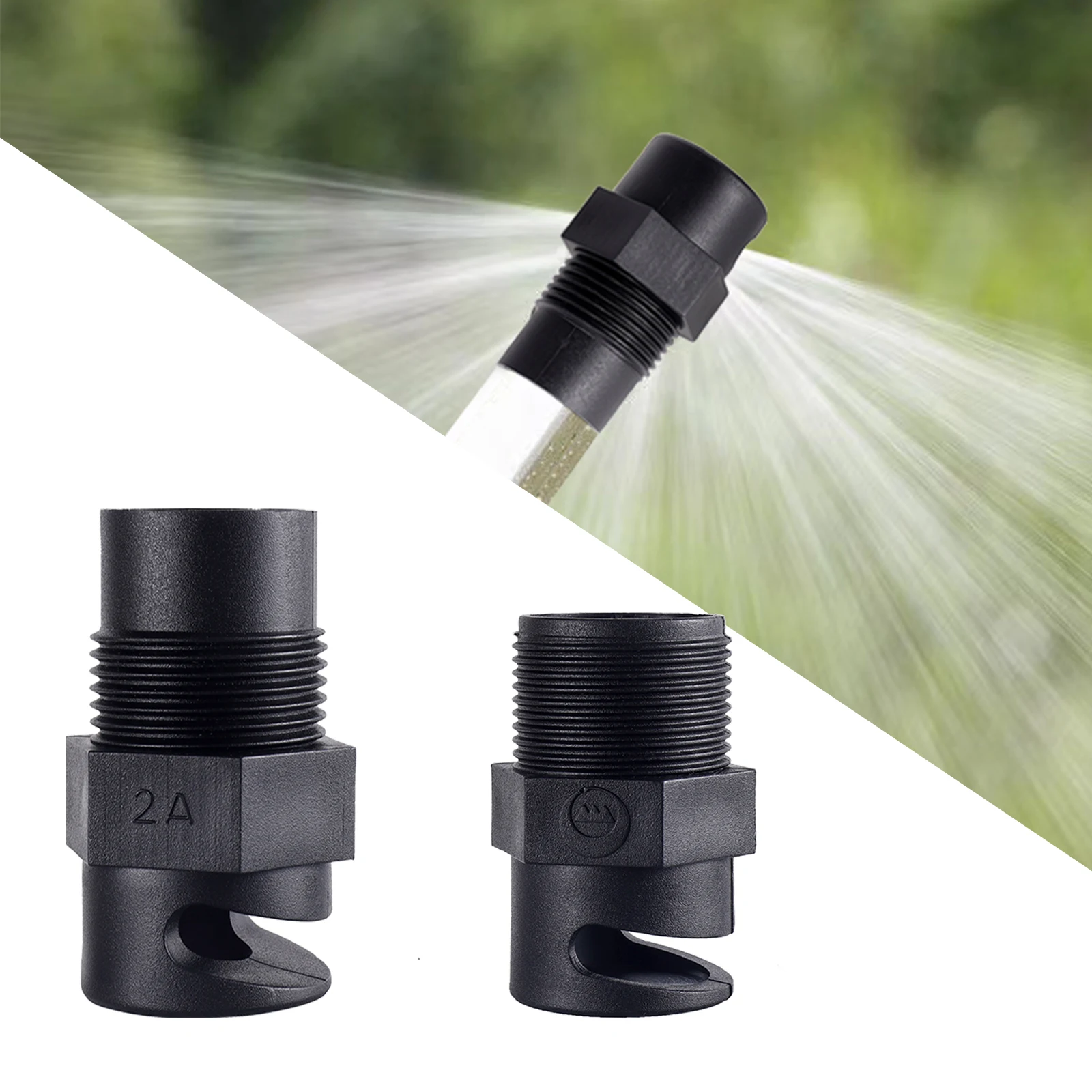 1 Inch Refraction Nozzle Garden Irrigation Misting Sprinkler Plants Flower Lawn Vegetable Watering Nozzle 1/10Pcs