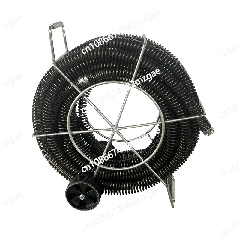 

30Mm outdoor dredging machine spring sewer dredger tool bold encryption flexible shaft spring steel wire whip hard spring