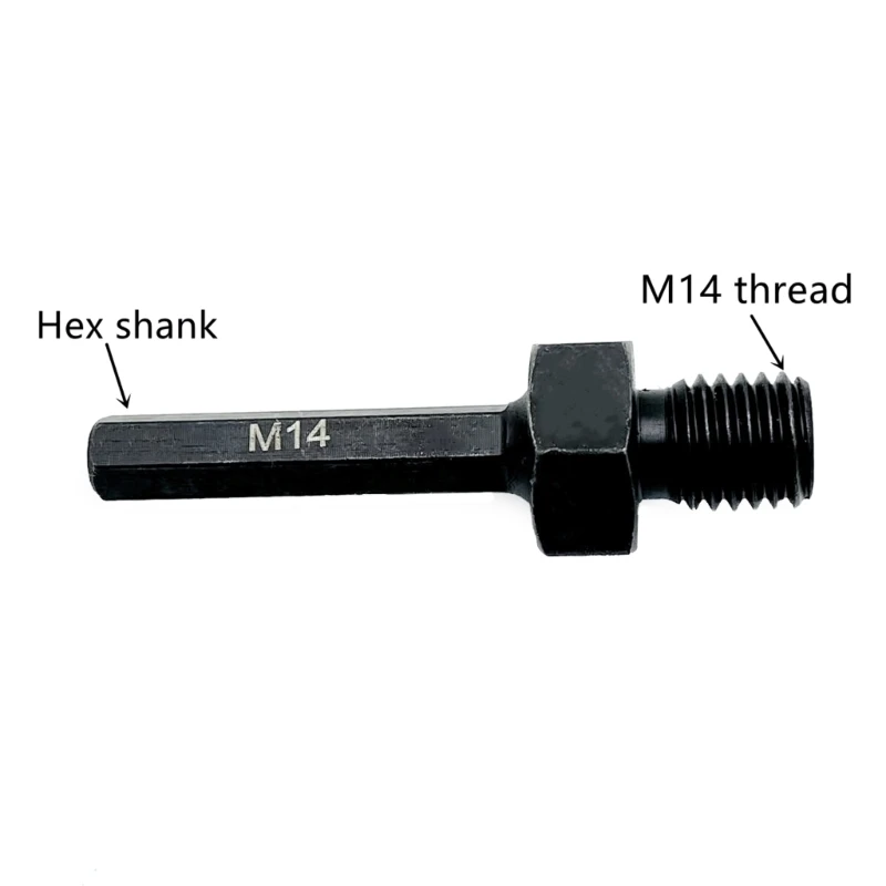 Diamond Bit Adapter M14 To SDS Adapter Suitable For Diamond Bit Hole Fit On Hammer Electric Drill Adapter