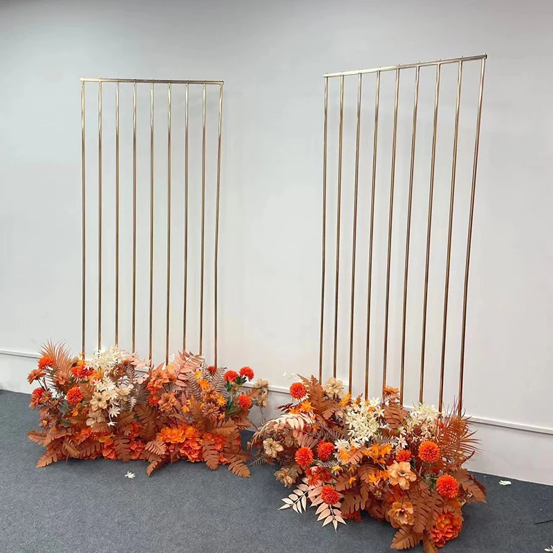Wedding Stage Backdrops Stand Pipes Wed Backdrop Design Square Wedding Background Arch Metal