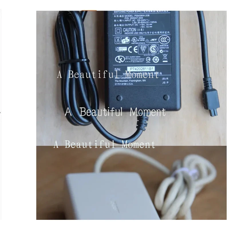 CHEN Original for BOSE SoundDock Series II III 2 3 4Pin 18V1A 4 Prongs Audio Power Adapter PSM36W-208 PSM36W 208WQ