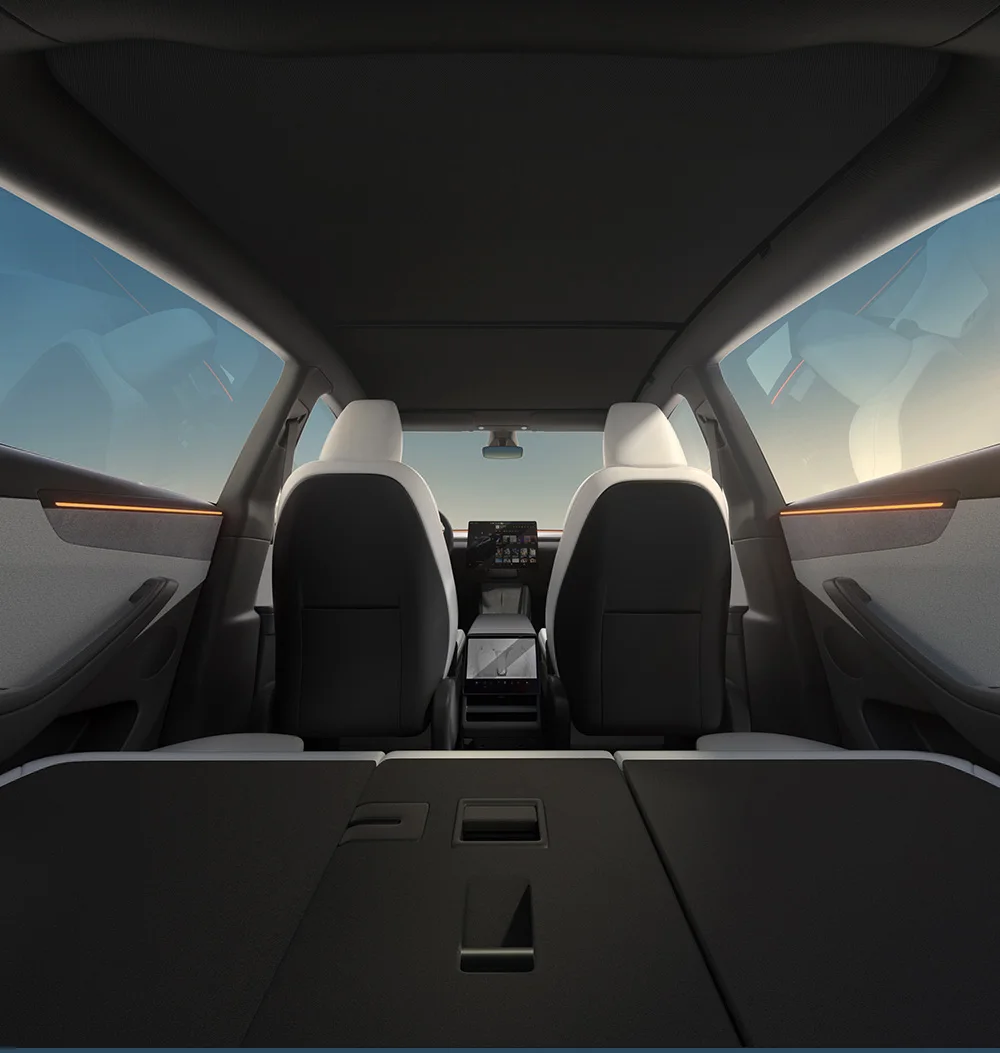 YZ Für Tesla Model 3/Y/YL Highland Juniper 2026 Schwarze Dach Graphen-Waben-Sonnenschutzblenden für Auto-Schiebedach vorne und hinten – Detail 18
