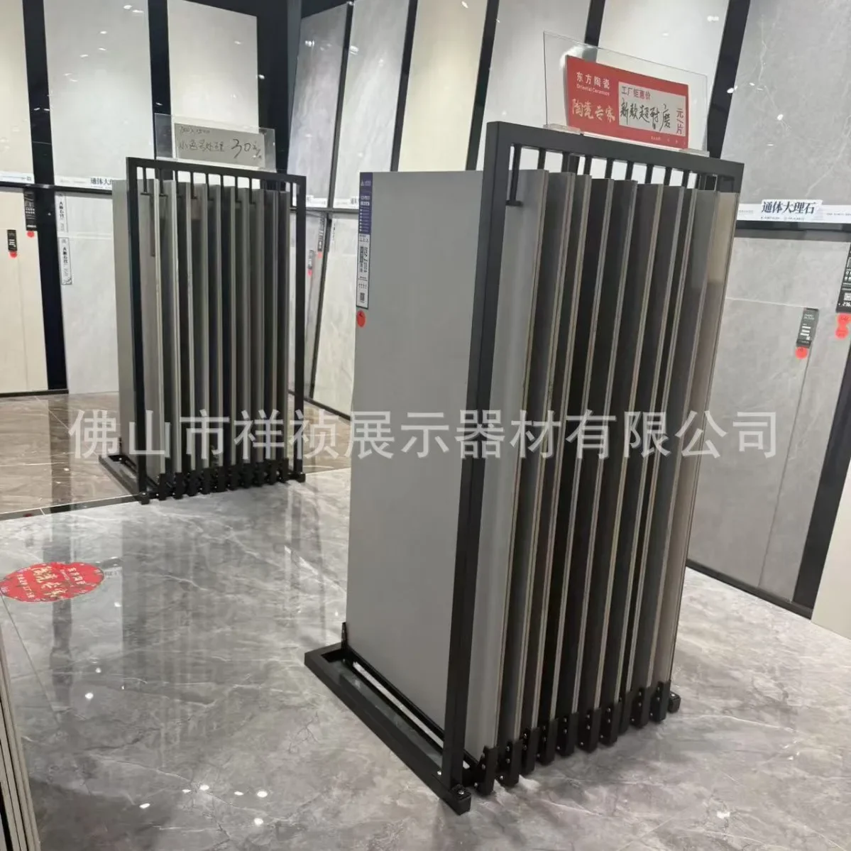 Tile display stand Rock slab pulling frame 7501500 large slab pulling cabinet Floor-to-ceiling marble push-pull display rack