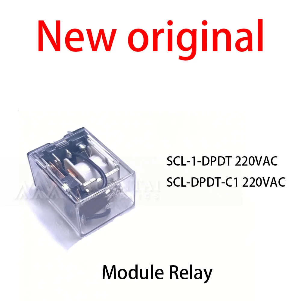 5Pcs/Lot New original SCL-1-DPDT 220VAC SCL-DPDT-C1 220VA  Module Relay