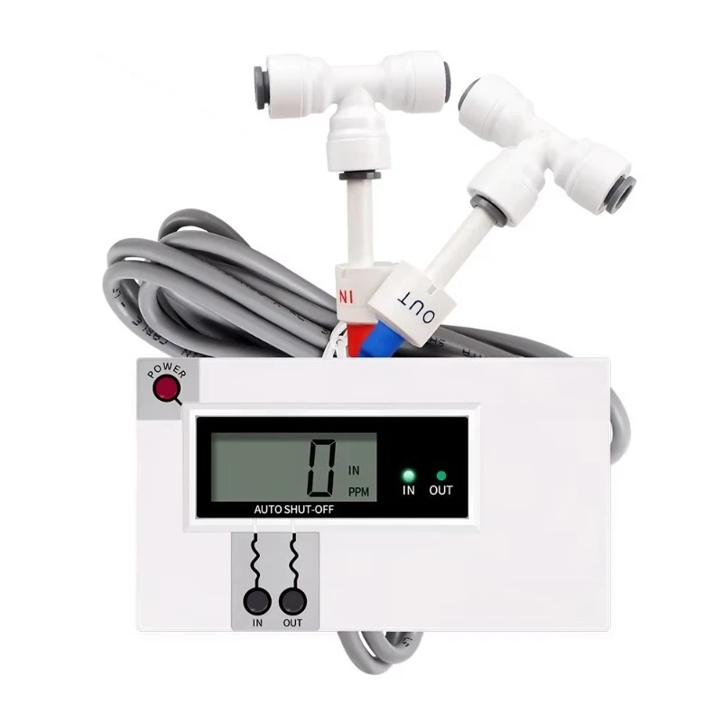 

DM-2-TDS-HM Water Quality Detector Digital DM2 Commercial Dual Inline Energy Meter Aquarium Dual Probe Inspection