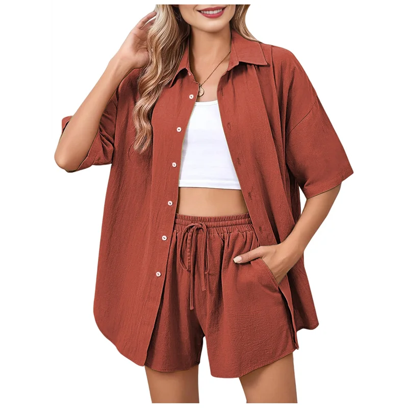 

CYL-Женский комплект из двух предметов, летний топ с короткими рукавами и шорты, спортивный костюм