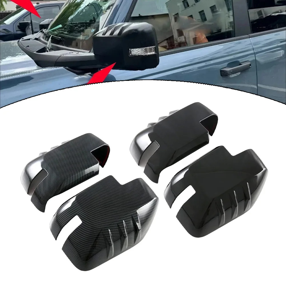 

2pcs Car Rearview Mirror Decorative Cover For Ford For Bronco 2024- Exterior Parts Automobiles Accessories