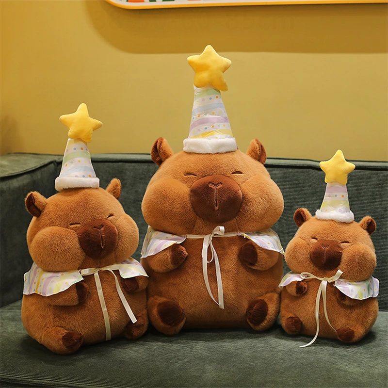 

Kawaii Capybara Plush Toy Cute Stuffed Doll for Kids Birthday Gift Soft Filled Animal Cuddly Toy Perfect