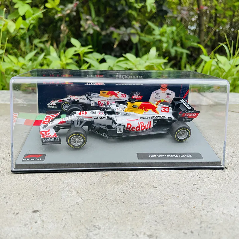 Bburago-coche de carreras de TORO ROJO, juguete de aleación, 1:43, 2021, F1, RB16B 33 # Verstappen de Turquía