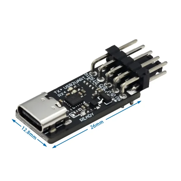 Boyi Technology CH343P USB to TTL/UART USB to High Speed Asynchronous Serial Microcontroller Serial Downloader Module