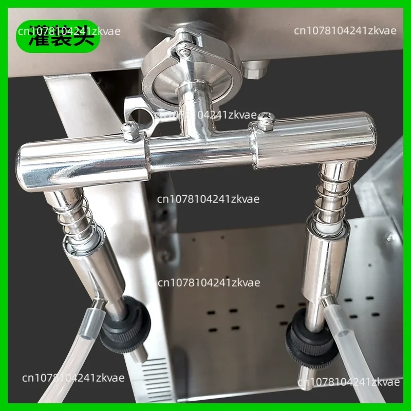 Gravity filling head Liquid paste filling machine accessories Anti-drip filling head 304 stainless steel
