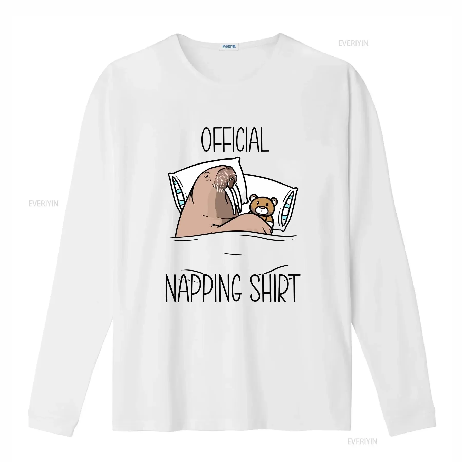Sleeping Funny Walrus Official Napping T Shirt Sea Animal vintage Washed Top For Everyday Wear Stylish Comfortable vintage