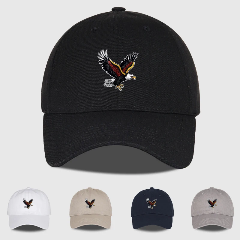 MLFO Eagle Soft-Top Baseballkappe im Kühnen, patriotischen Retro-Stil für den täglichen Weg zur Arbeit und Outdoor-Wanderungen – für patriotische Enthusiasten, Urlaubsgeschenk