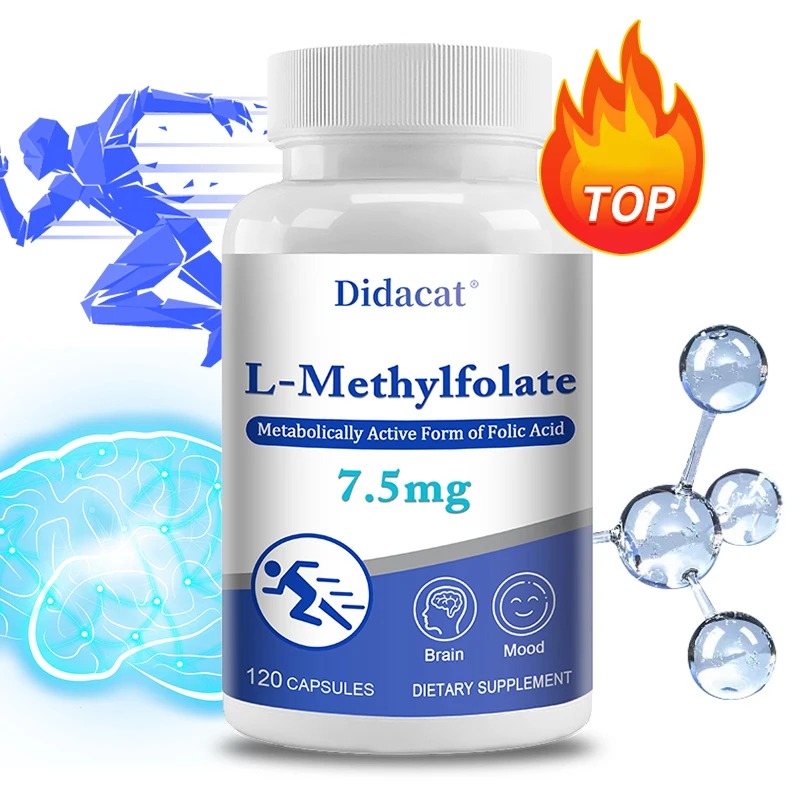 L-Methyl Folate 7.5 Mg Maximum Potency, Optimized & Activated, Non-GMO, Gluten-Free