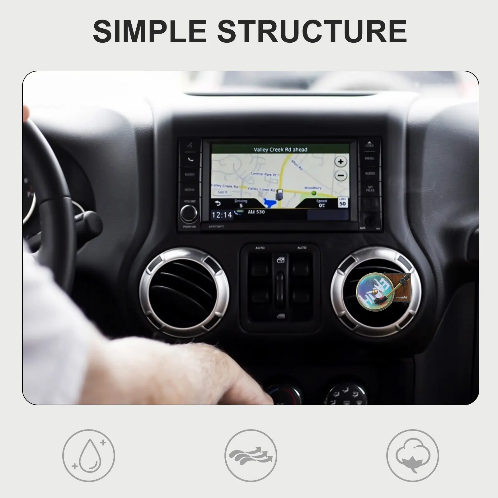 Car Aroma Tablets Replacement Aromatherapy Refill Pads Fragrance Tablets Essential Oil Pad Record Freshener Car