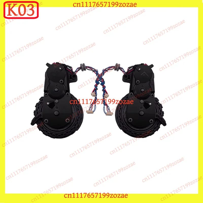 k03 Left Right Wheel with Motor for Robotic Vacuum Cleaner Parts Accessories Compatible with Deebot T8 T9 N8
