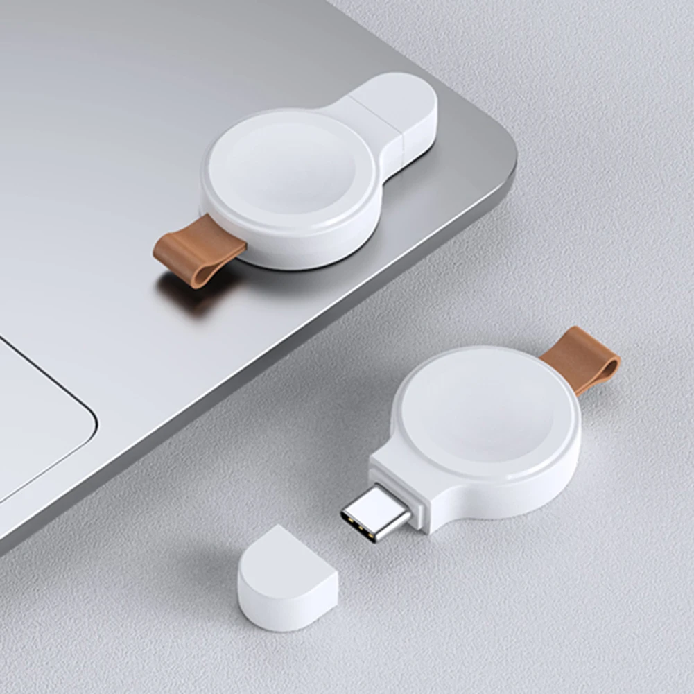 Magnetic Wireless Charger Mini Portable Charger Charging Dock Station Watch Charger for Apple Watch 8 7 6 5 4 3 2 1 SE