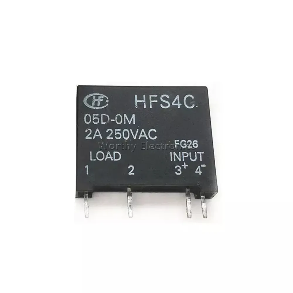 

Free Shipping 10PCS/LOT 5VDC 2A 4PIN Relay HFS4 05D-0M