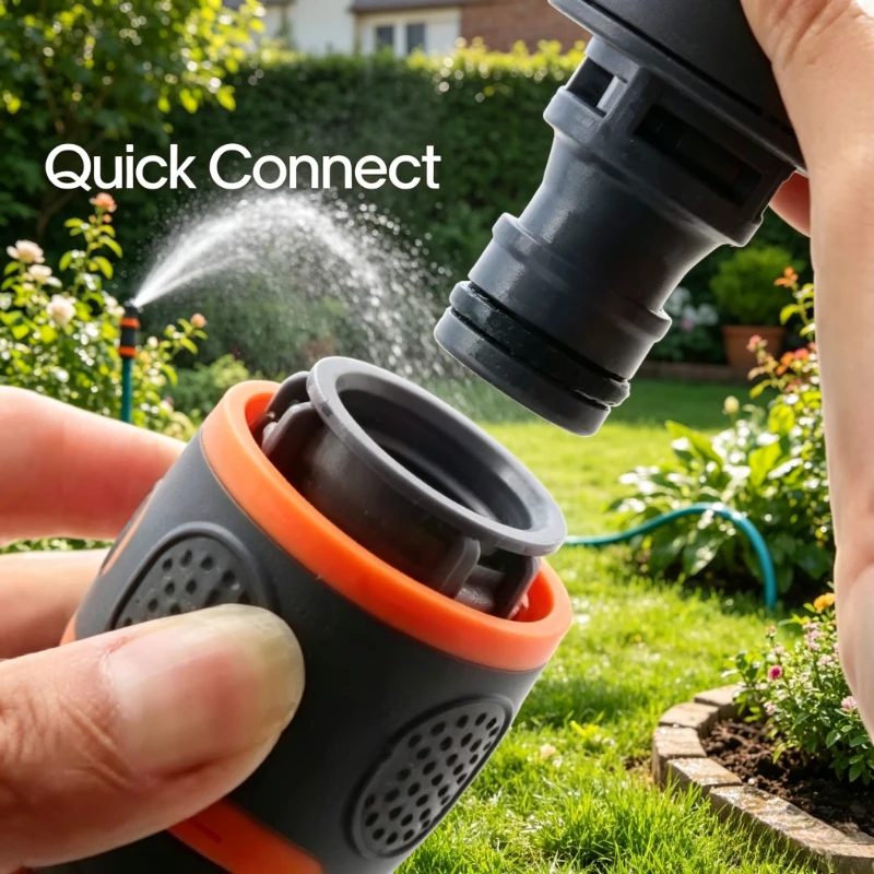 16mm Faucet Quick Connector Valve Ball Valve Hose Adapter Joint Extender, Spray Gun & Watering Garden Irrigation Tool