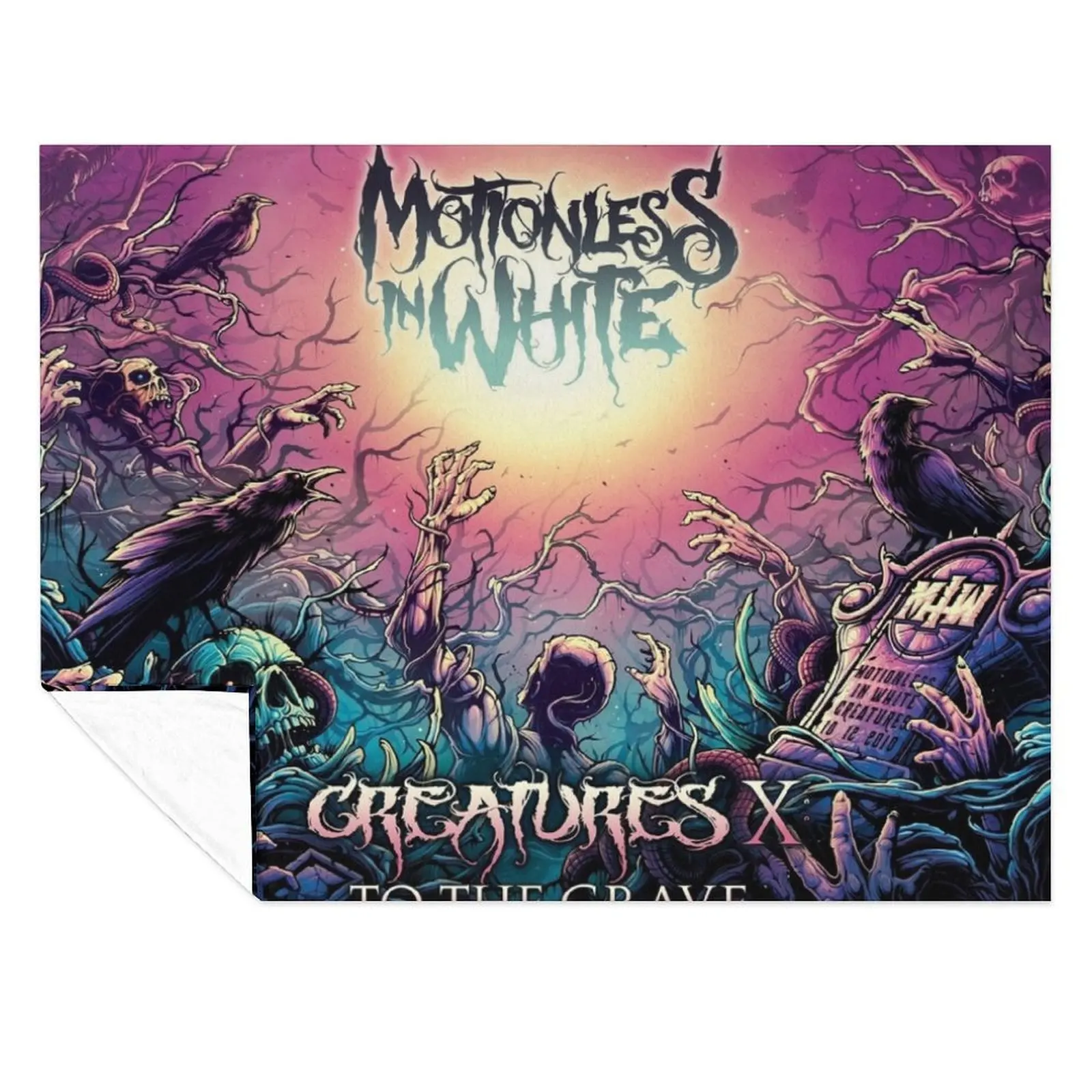 

Motionless In White Throw Blanket Hair Cute Beautifuls Sofa Blankets