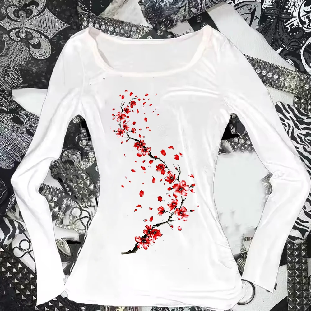 

Эстетическая готическая гранж-винтажная женская уличная футболка Тонкая детская футболка в стиле панк с буквенным принтом Симпатичные укороченные топы Y2k Одежда Emo Girls