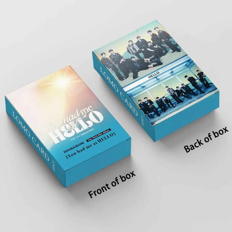 55pcs/set Kpop ZB1 Lomo Cards You Had Me At Hello Photo Album Photocards ZEROBASEONE High Quality Postcards