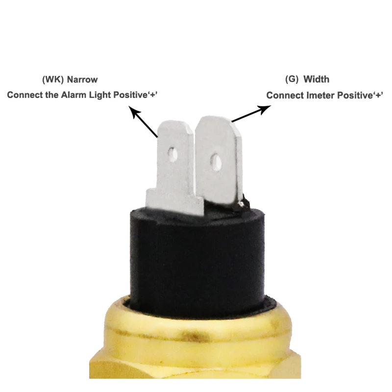 M14x1.5 with Alarm Warning 130±3℃ Oil / Water Temperature Sensor for VDO Max 150℃ 323-083-002-016D 323803002016D