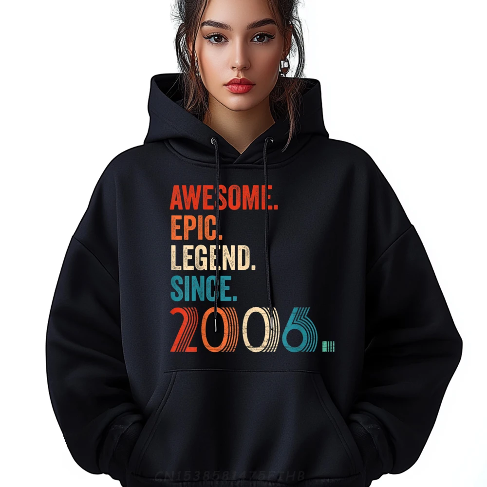 

Awesome Epic Legend Since 2006 Mens Family Funny Hoodies Crew Neck Summer Hoodies Lose Long Sleeve Hoodies