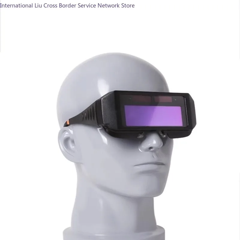Welding Glasses Head-mounted Welder Argon Arc Welding Full Face Anti-impact Anti-baking Face Transparent Glasses Welder