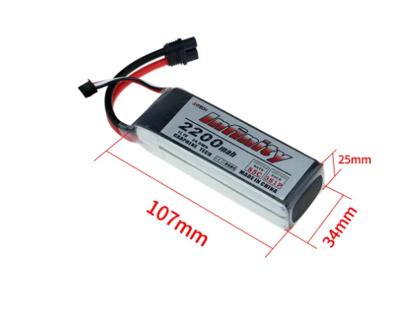 Infinity 3S 4S LiPo Battery 2200mah 1500mAh 45C 95C SY60/XT60 Connector Graphene for RC Quadcopter Drone Rechargeable Battery