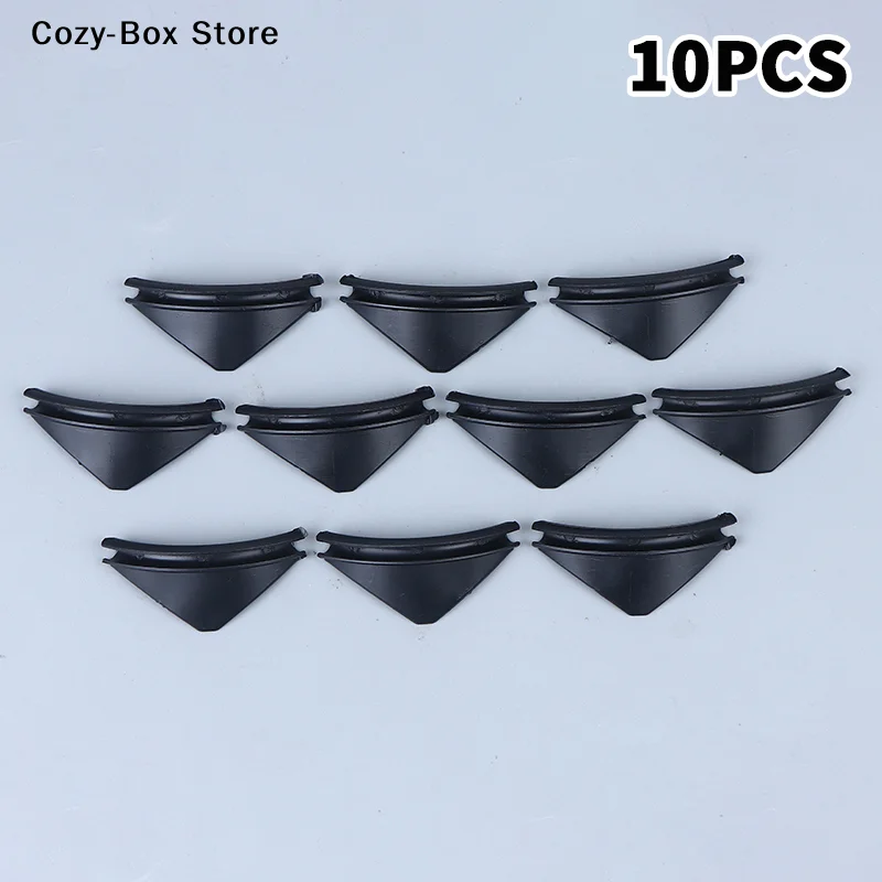 [ZY]10Pc Spring Cargo Path Plastic Scraper For Snack Vending Machines Spiral Product Pusher Spring Plastic Black/White[ZY]