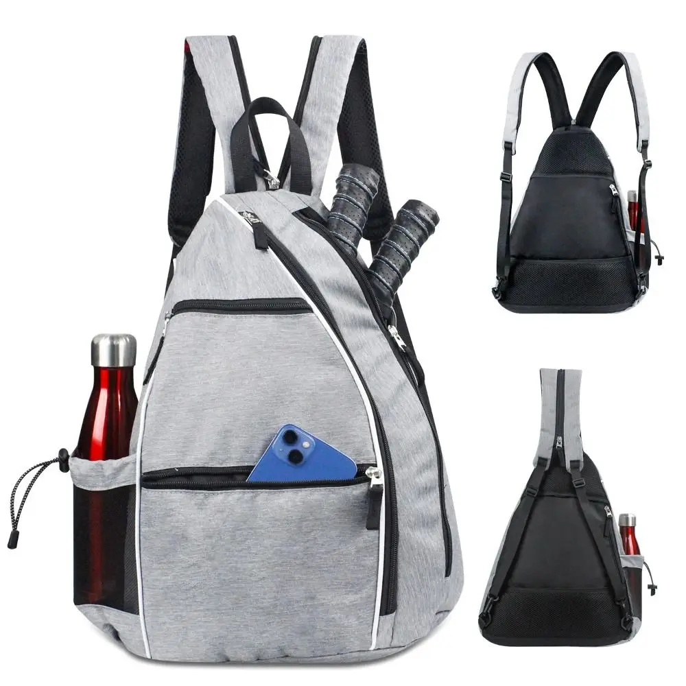 

Новая регулируемая сумка-рюкзак для ракеток для пиклбола, тенниса и ракетбола, спортивная сумка для пиклбола для мужчин и женщин