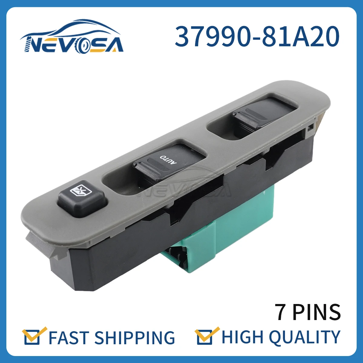 

Nevosa 37990-81A20 Power Master Window Switch For Suzuki Jimny FJ Carry Kasten Carry Pick-up 37990-81A01 37990-81A00 3799081A20