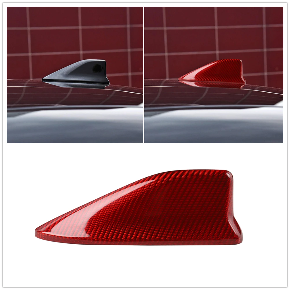 Carbon Fiber Car Fin Shark Roof Antenna Shell Cover Upper Aerial Antennae Cap For Subaru BRZ 86 FT86 Scion FRS 2013-2020