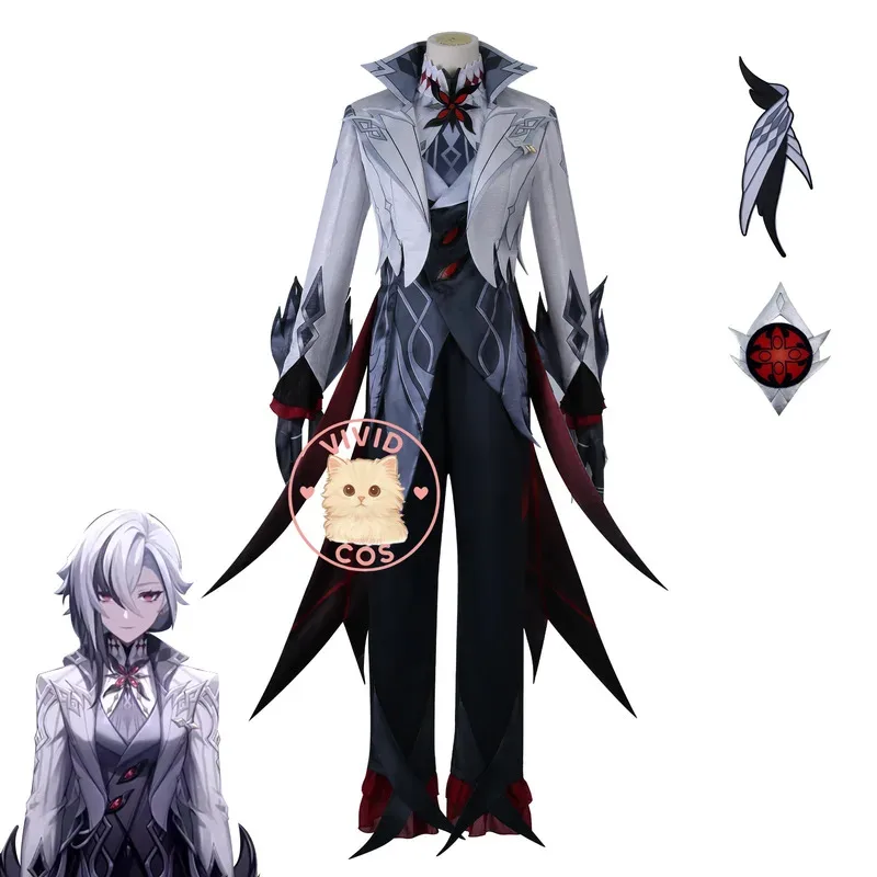 

Popular game Genshin Impact cosplay costume anime clown role play suit beautiful set male uniform a;2,c'4,h.