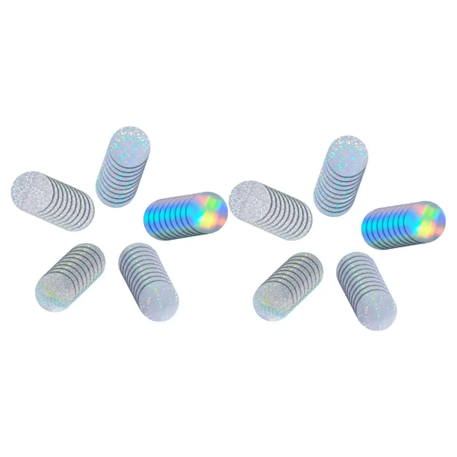 100 Pieces 58 Mm Round PET Guard Film Thin Circular Badge Scratch Protection Film Decorative for Craft Projects