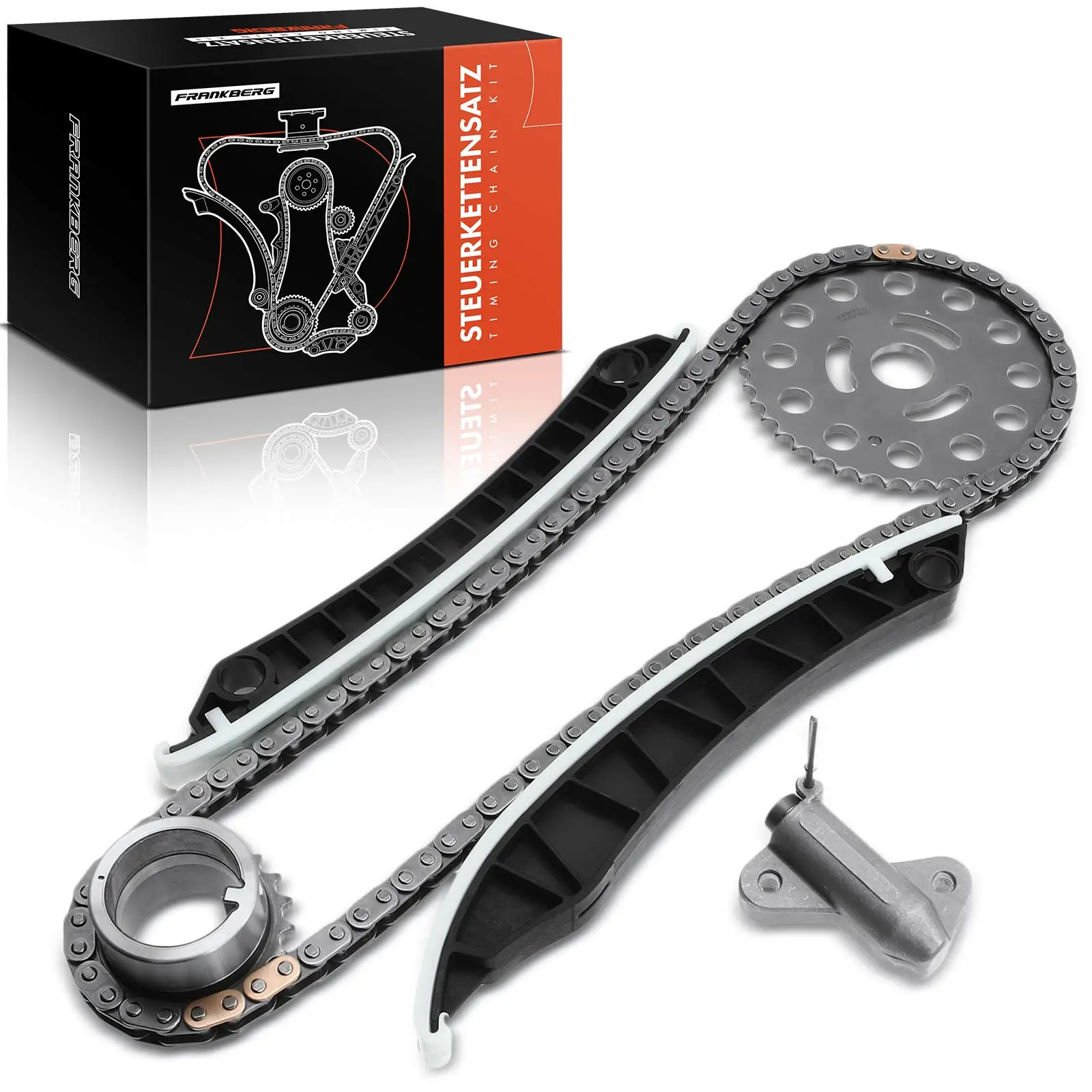Frankberg 1x distributiekettingset distributieketting voor Opel Vivaro B Renault Trafic III Megane III IV Espace V 1.6L WG2071403 WG1988598