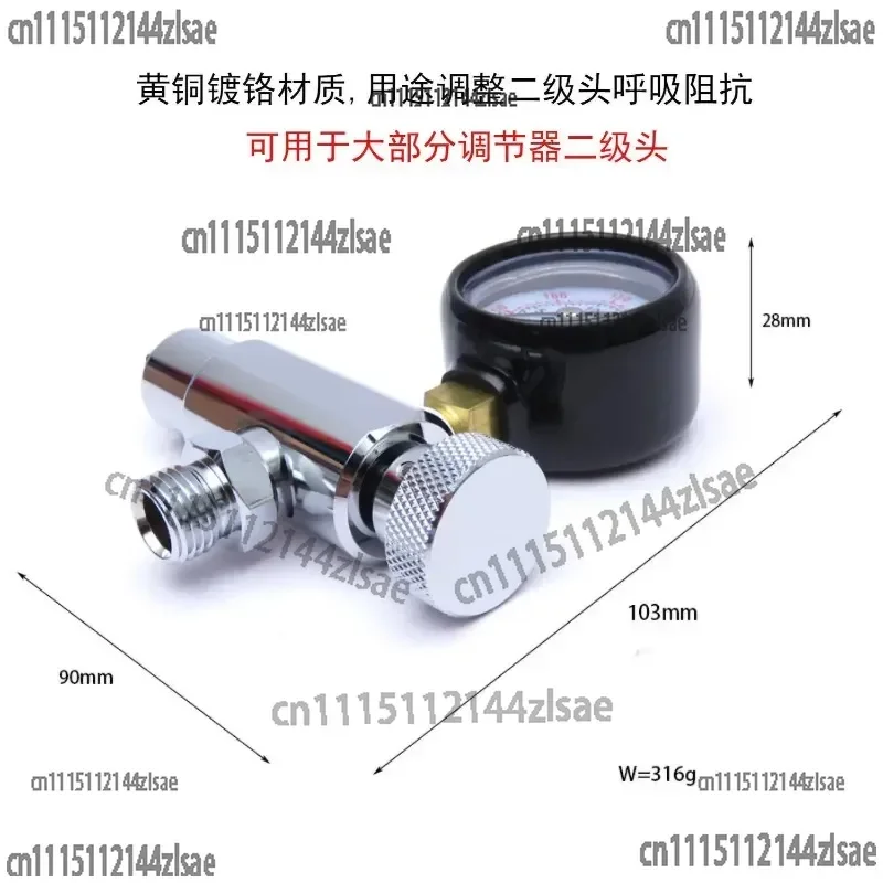Diving BCD Air Pressure Adjustment Tool Two-stage Head Tuning Instrument For Back Flying Sidemount Jacket Scuba Diving Accessori