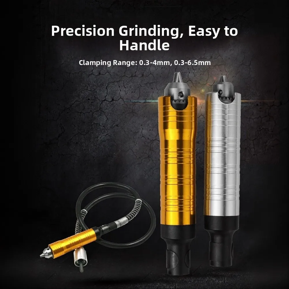 Flexible Shaft Tool for Electric Drill Grinder with Handle Precision Performance Suppressed Chuck Disengagement 14x4x3cm