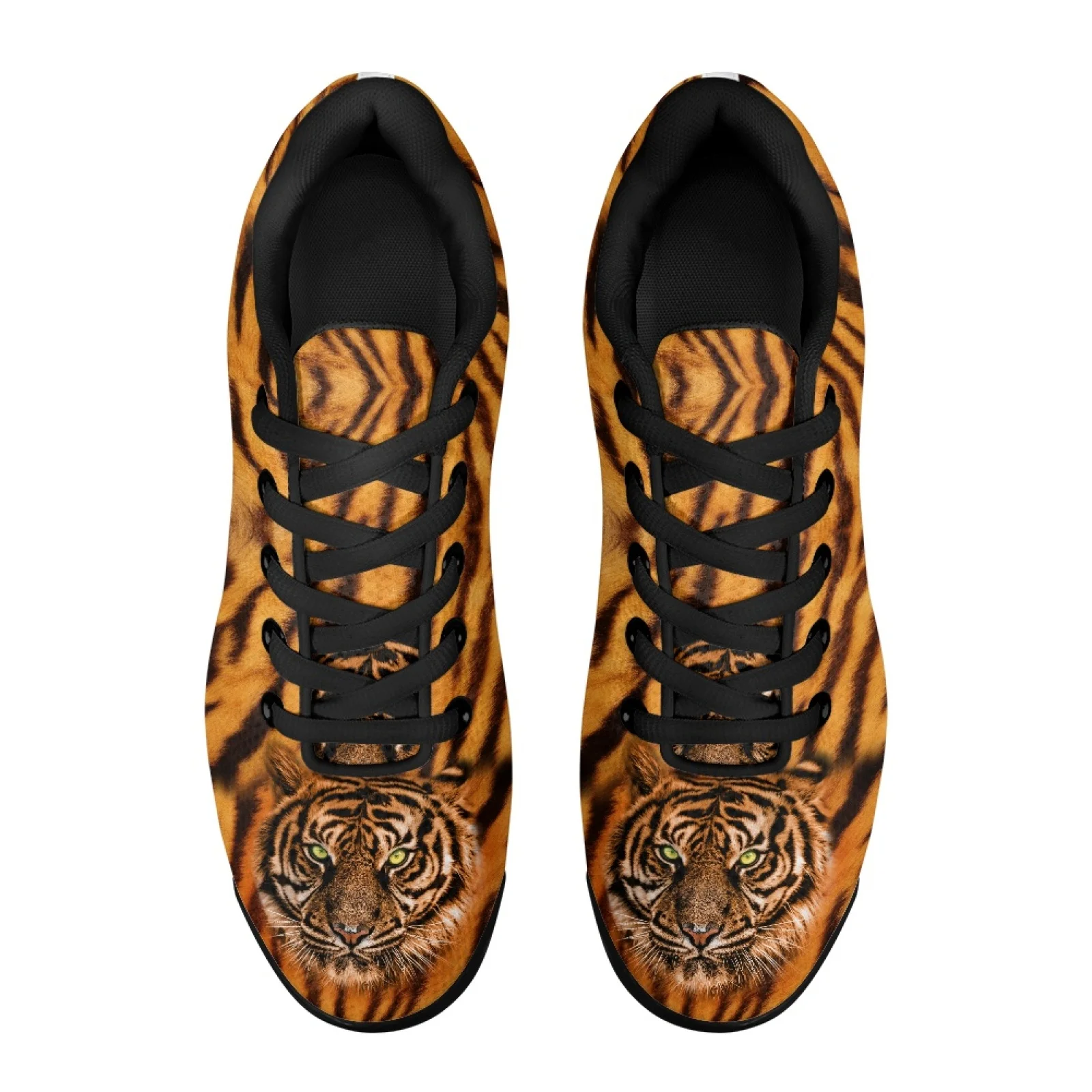 PENSTROLL Tiger Portrait Print Breathable Casual Sport Shoes Running Shoes for Fitness Modern Walking Shoes